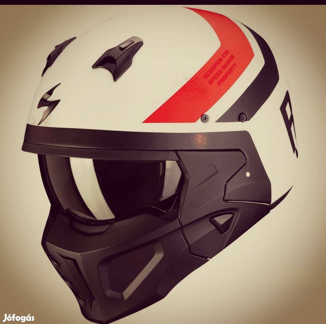 Scorpion exo covert x bukósisak M es méretű. Chopper