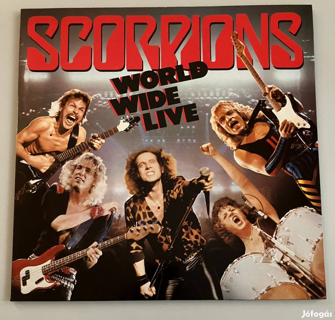 Scorpions - World Wide Live (német, 1985, poszter)