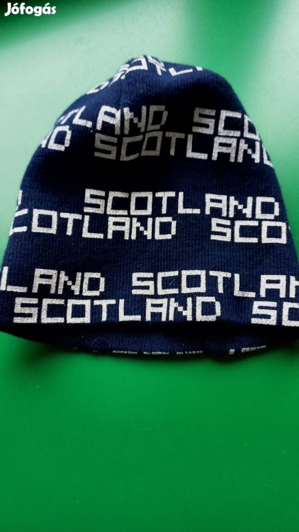 Scotland sapka akril anyag - logóval