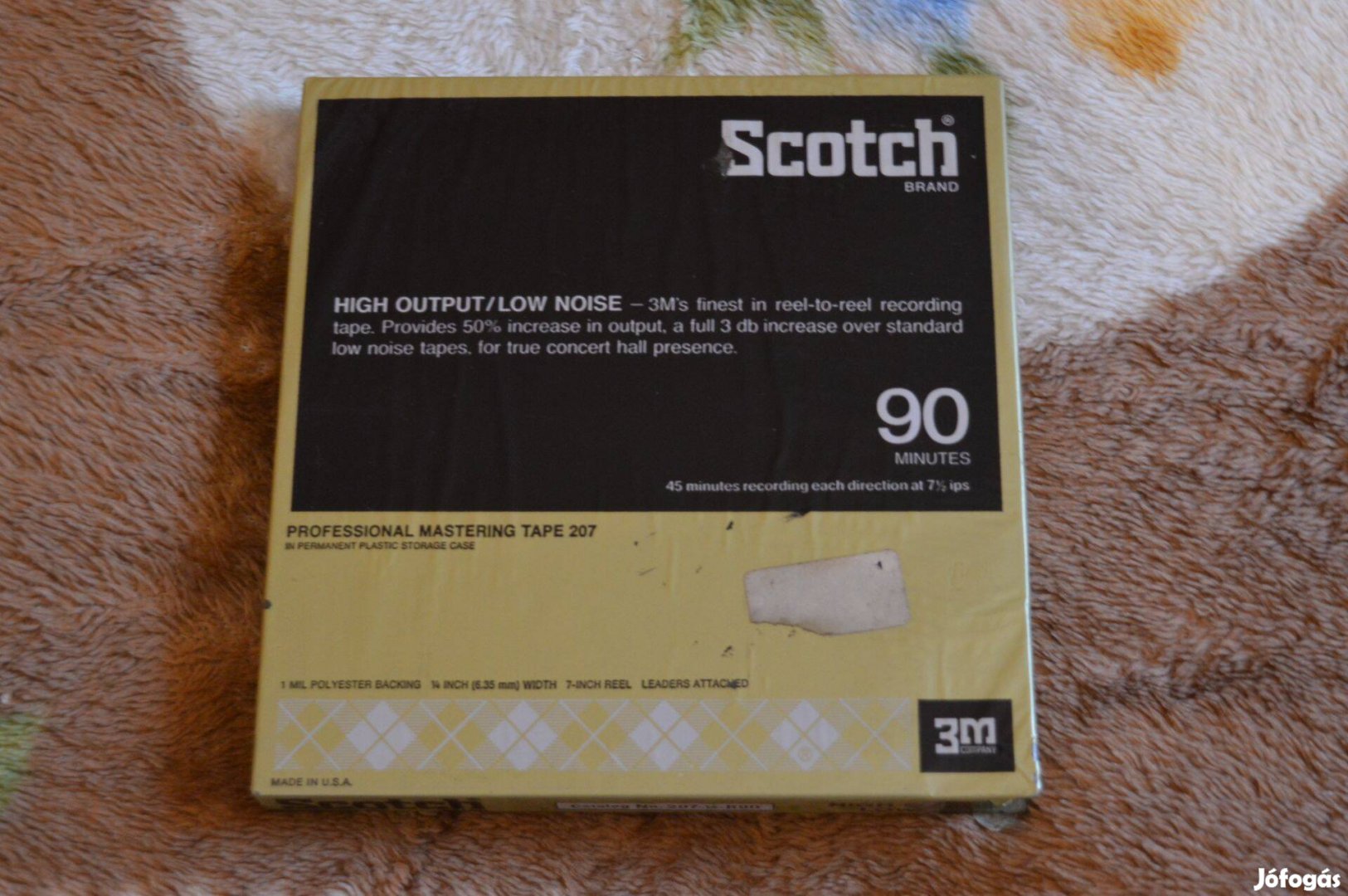 Scotsh 18cm es originált/fóliás magnó szalag