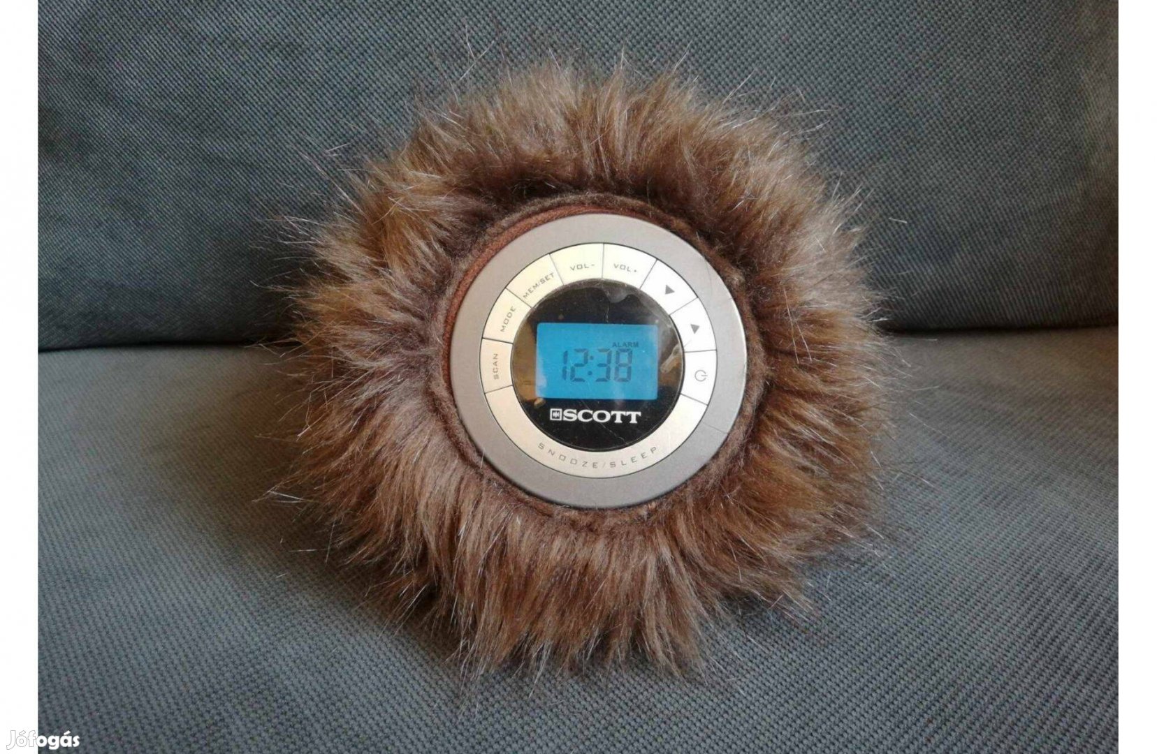 Scott Furry CX55 szőrös desig ébresztőórás rádió eladó (Új állapotban)