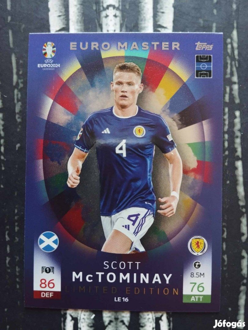 Scott Mctominay (Skócia) Limited Edition Euro 2024 focis kártya