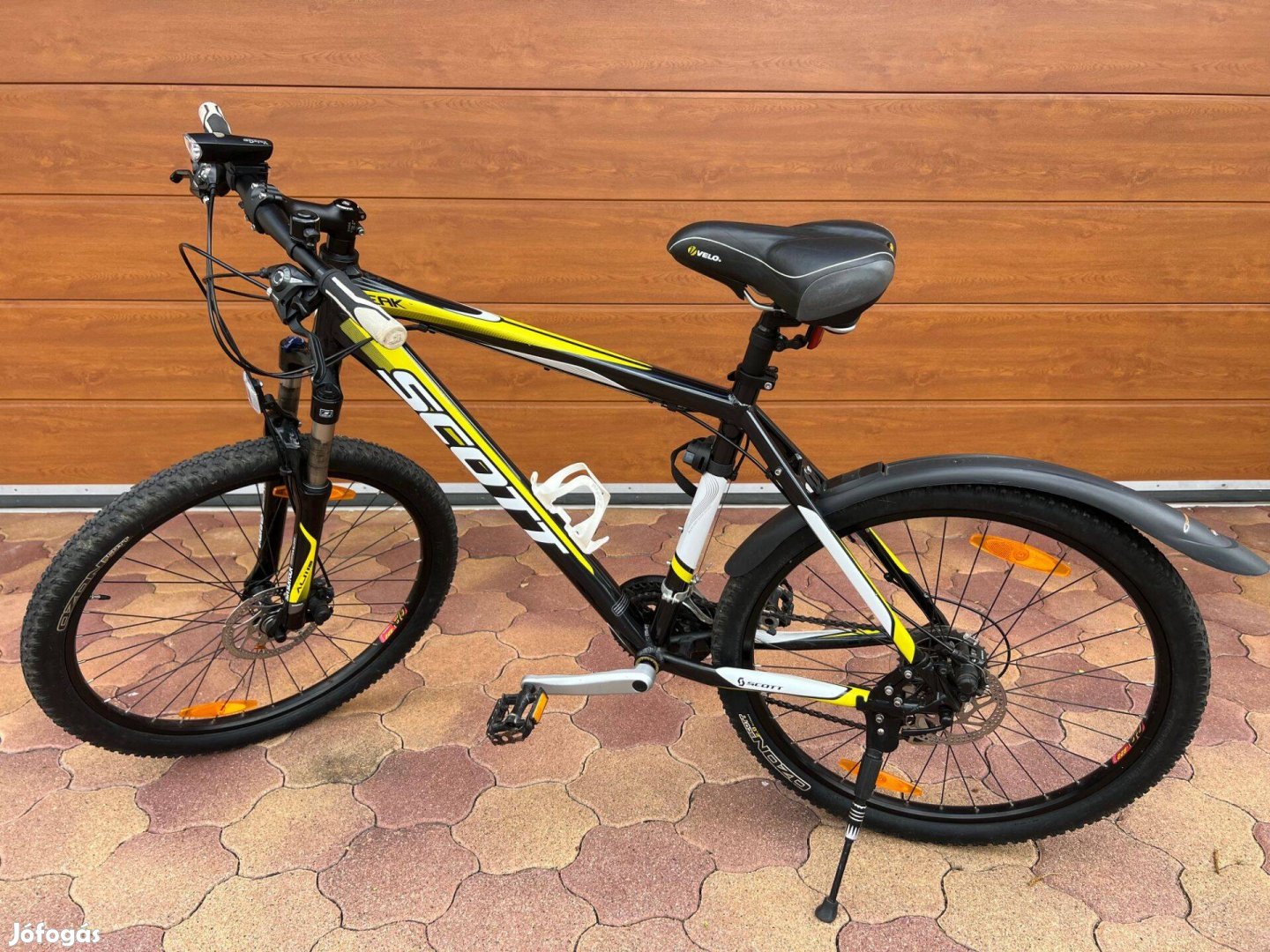 Scott Peak mtb, 26-os kerékpár, 24 sebességes, fekete-sárga, szuper!