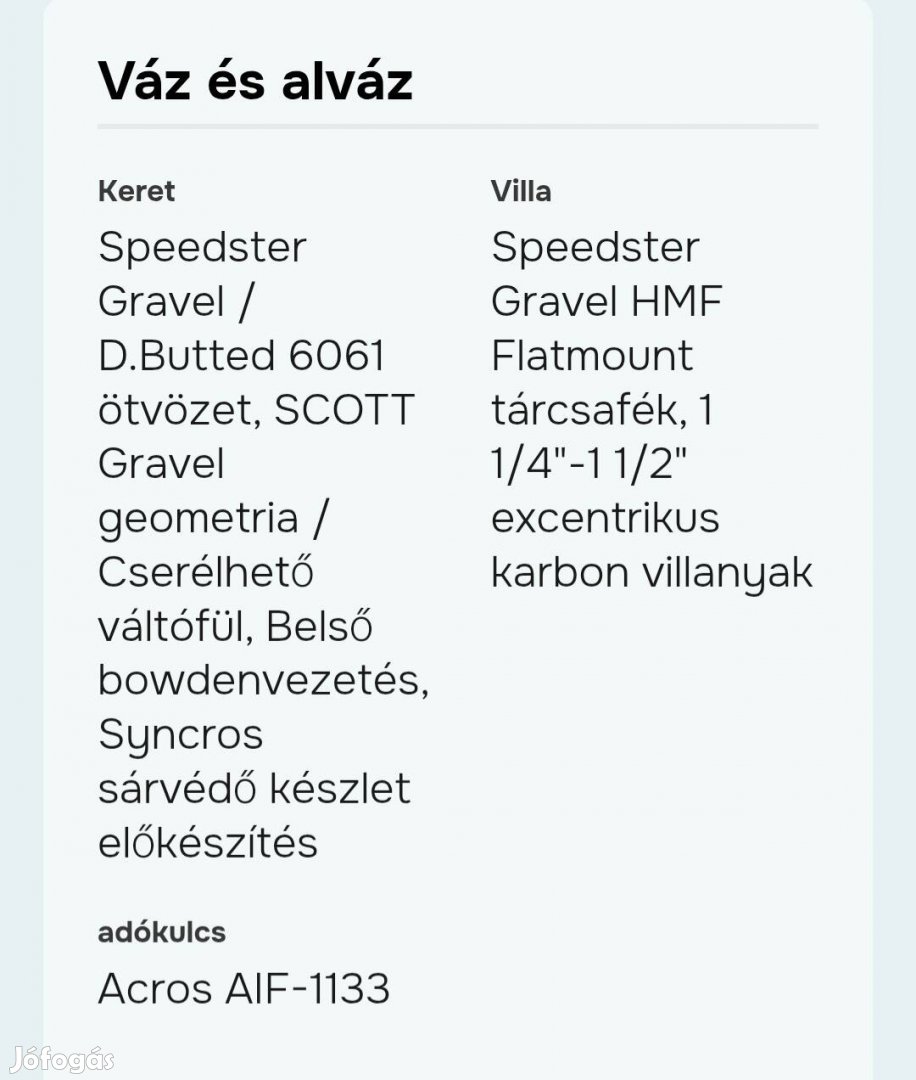 Scott Speedster Gravel 30. XXL.61CM-Es!