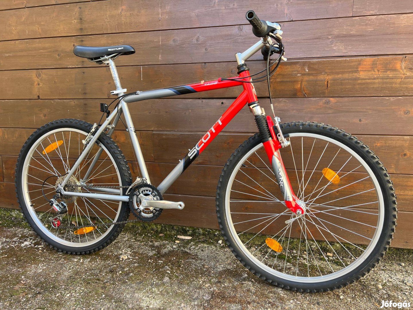 Scott Taos 26 mtb piros szürke mountainbike