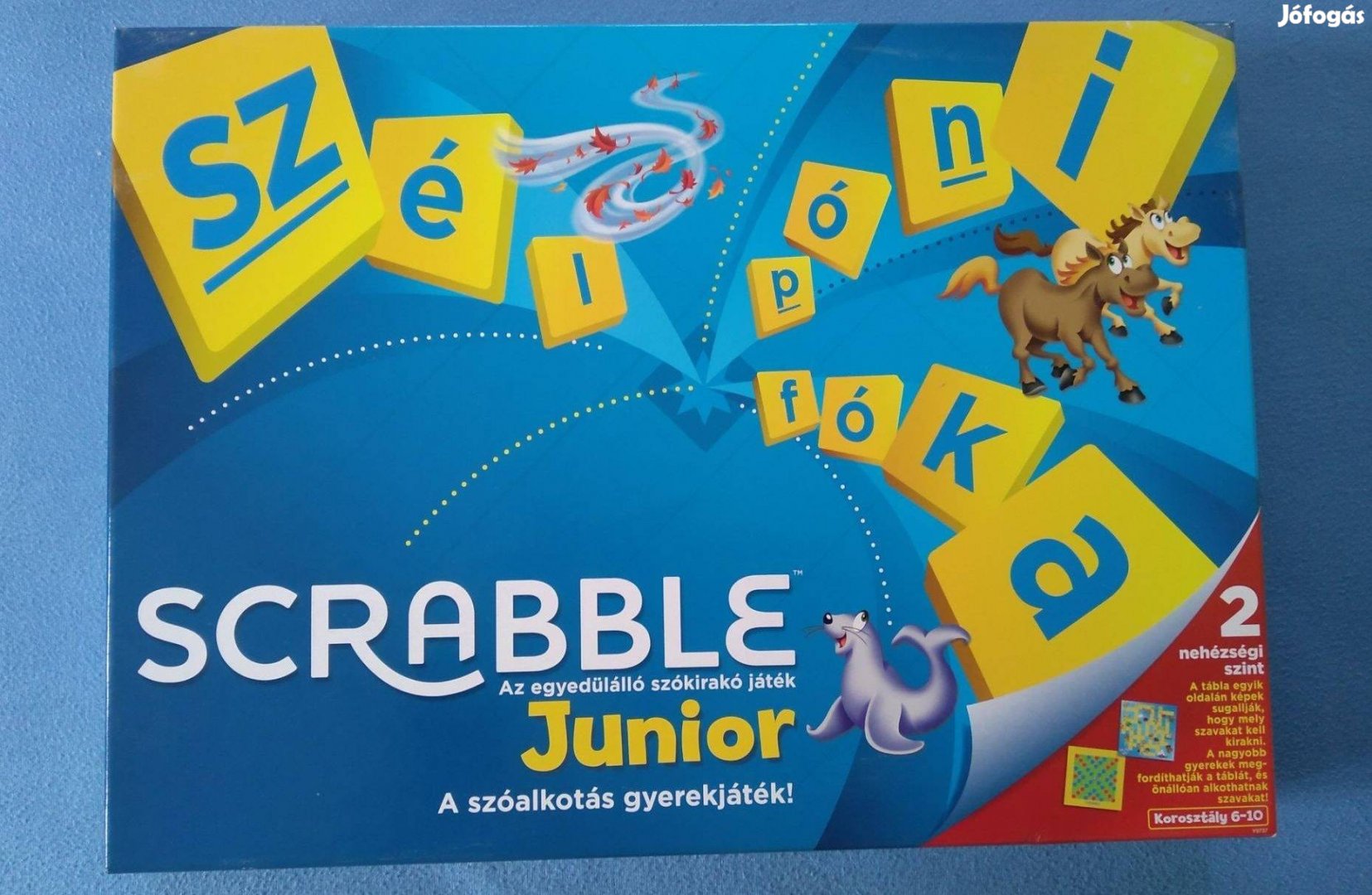 Scrabble Junior, betűkirakó, újszerű