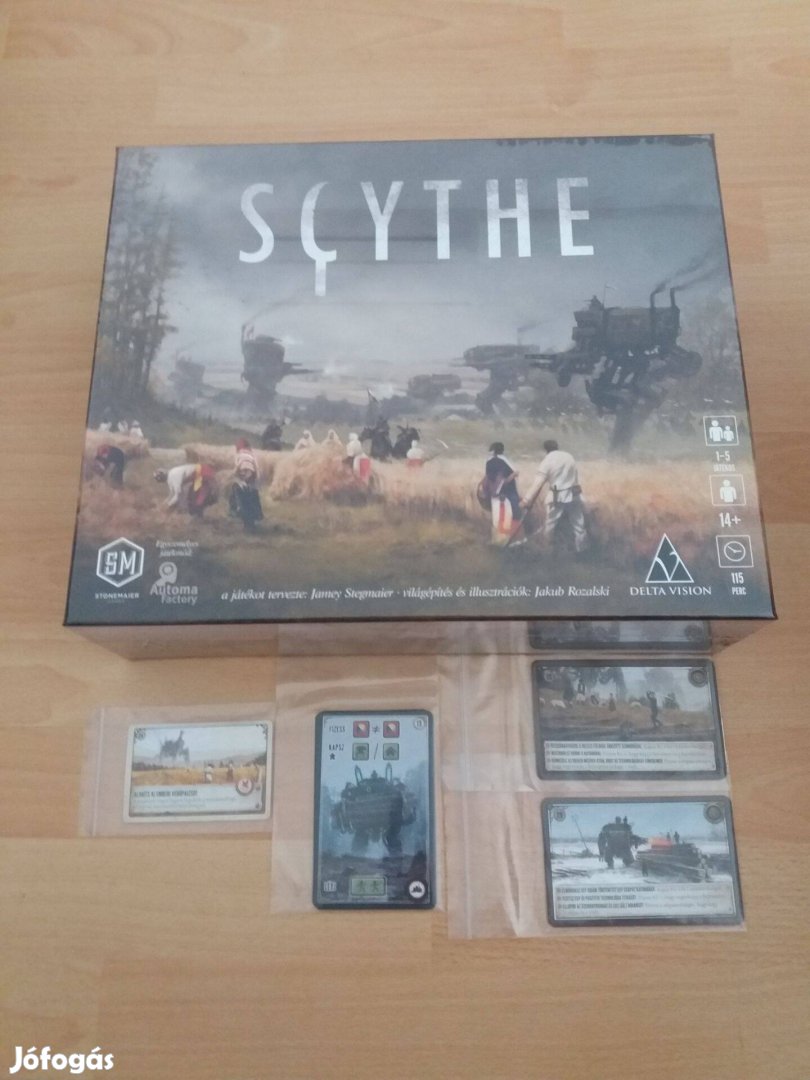 Scythe (promólapos) társasjáték magyar (Delta Vision kiadó) kiadása