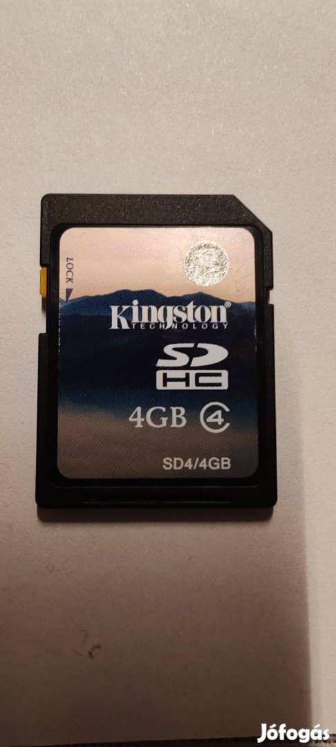 Sd4/4GB Kingston kártya 50 db egyben új