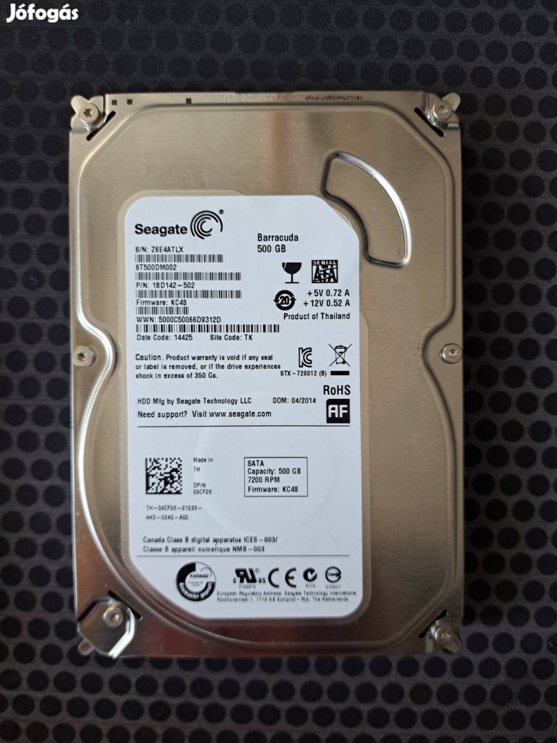 Seagate 500GB HDD