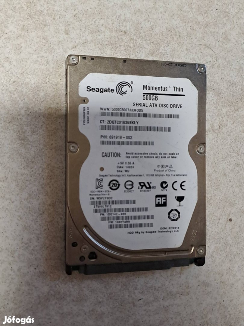 Seagate 500 GB hdd