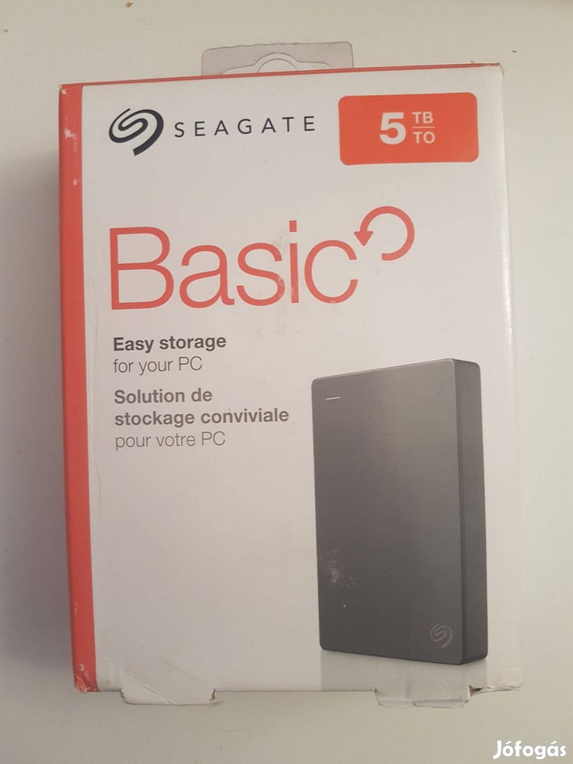 Seagate 5tb külső merevlemez jó állapotban