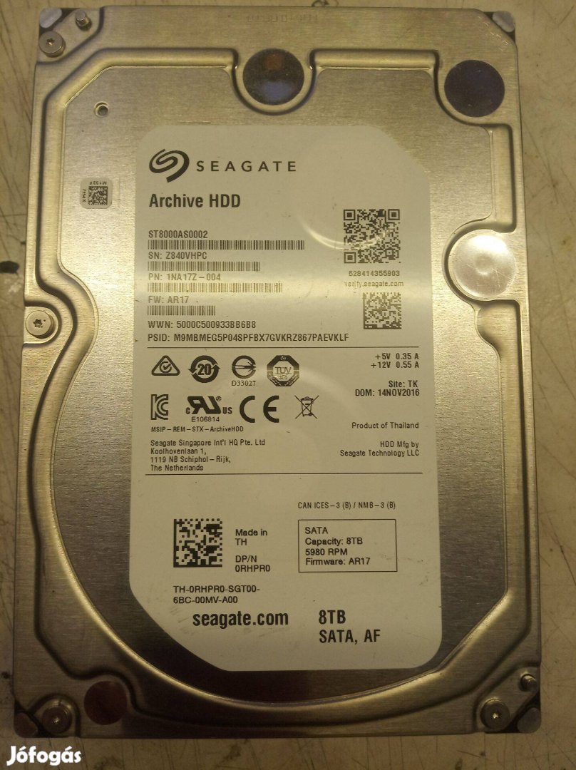 Seagate Archive HDD 8 T ( 8000 Gb ) HDD