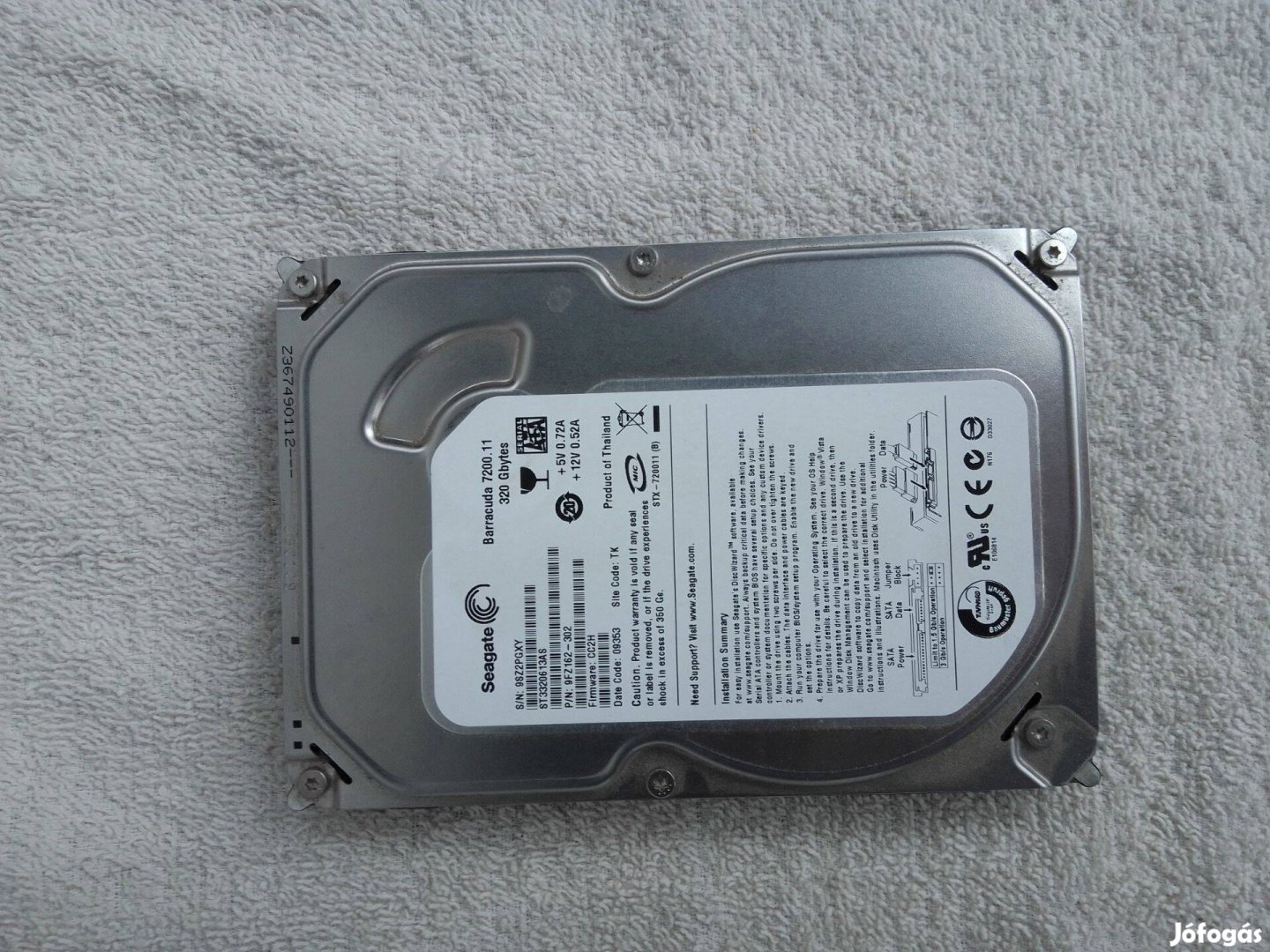 Seagate Barracuda 7200.11 320GB Sata HDD