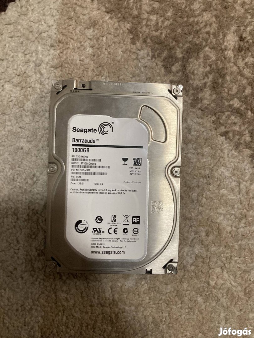 Seagate Barracuda HDD 1000GB