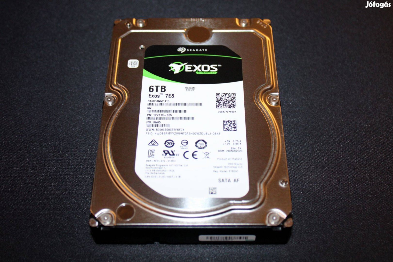 Seagate Exos 7E8 6TB 7200rpm 256MB SATA CMR (ST6000NM0115)