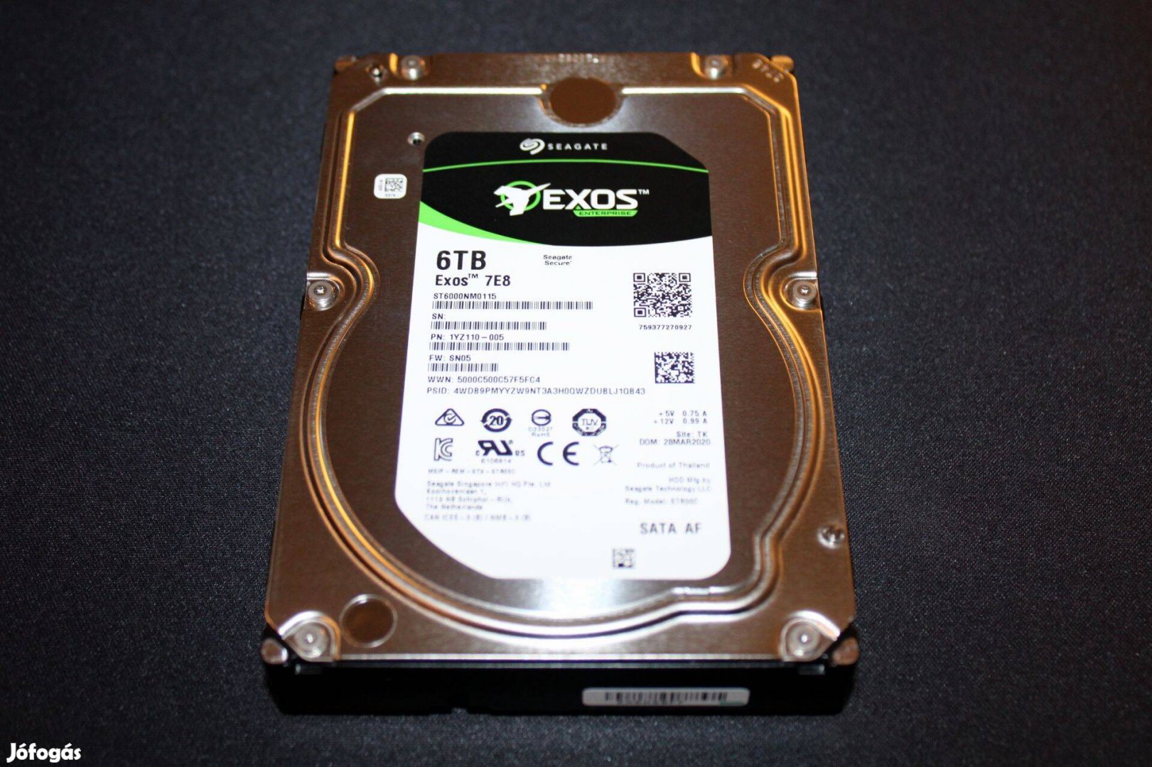 Seagate Exos 7E8 6TB 7200rpm 256MB SATA CMR (ST6000NM0115)