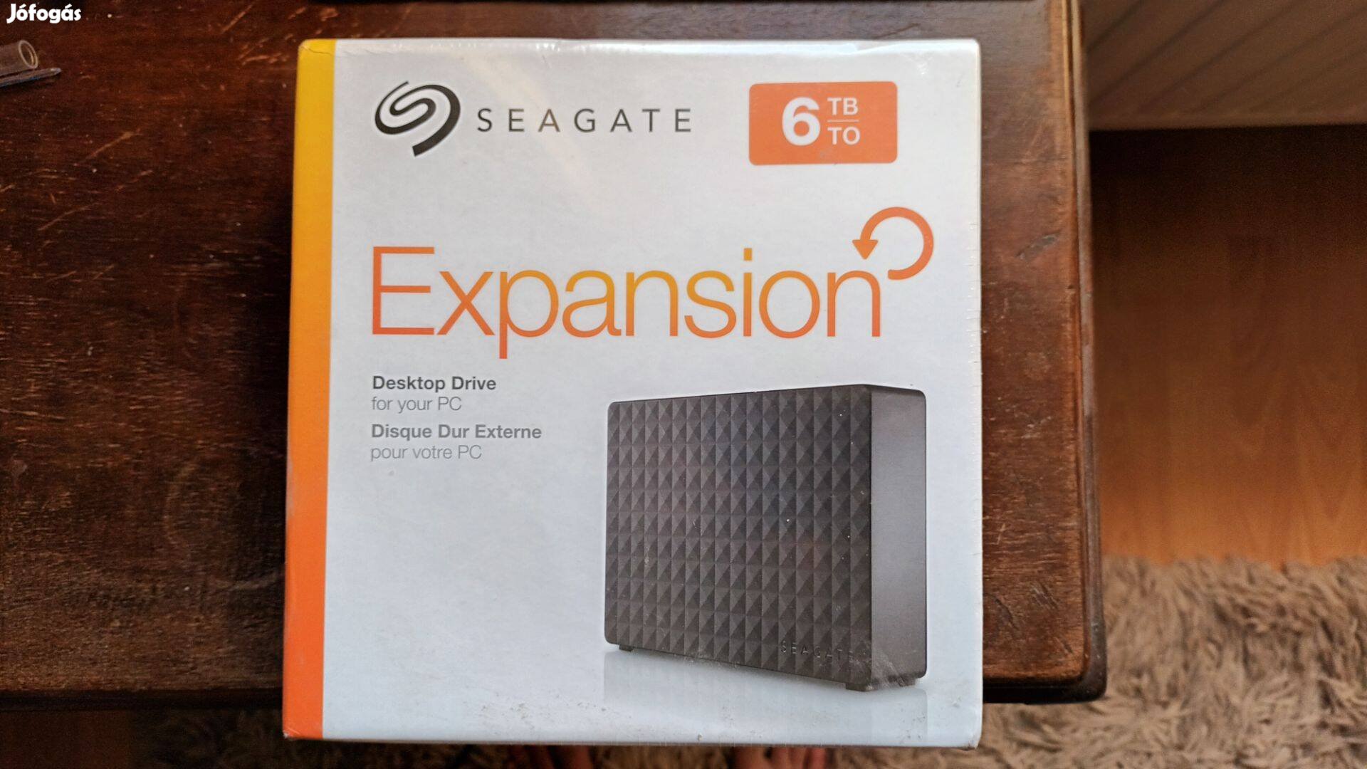 Seagate Expansion 6TB külső hordozható USB 3.0 HDD bontatlan