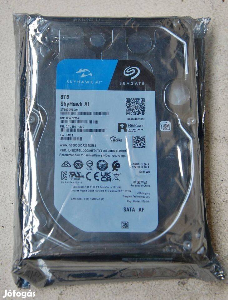 Seagate Skyhawk 8TB AI HDD ST8000VE001