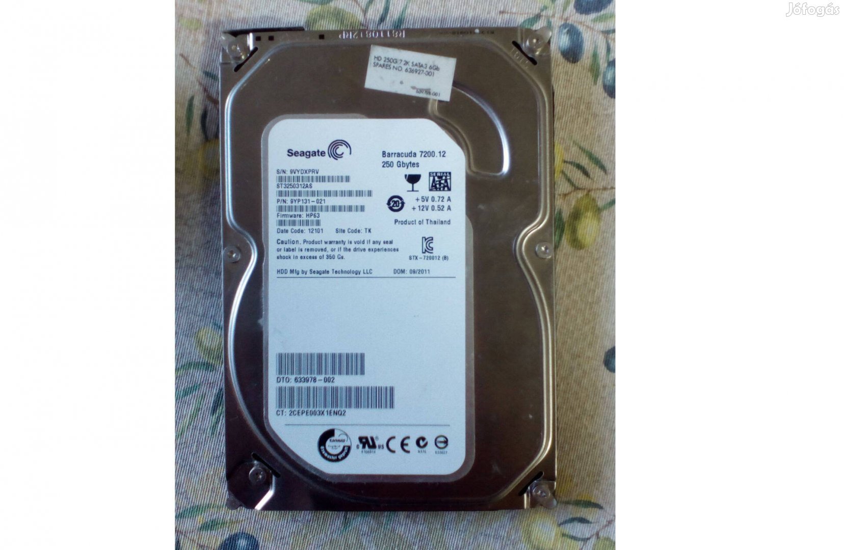 Seagate barracuda SATA HDD