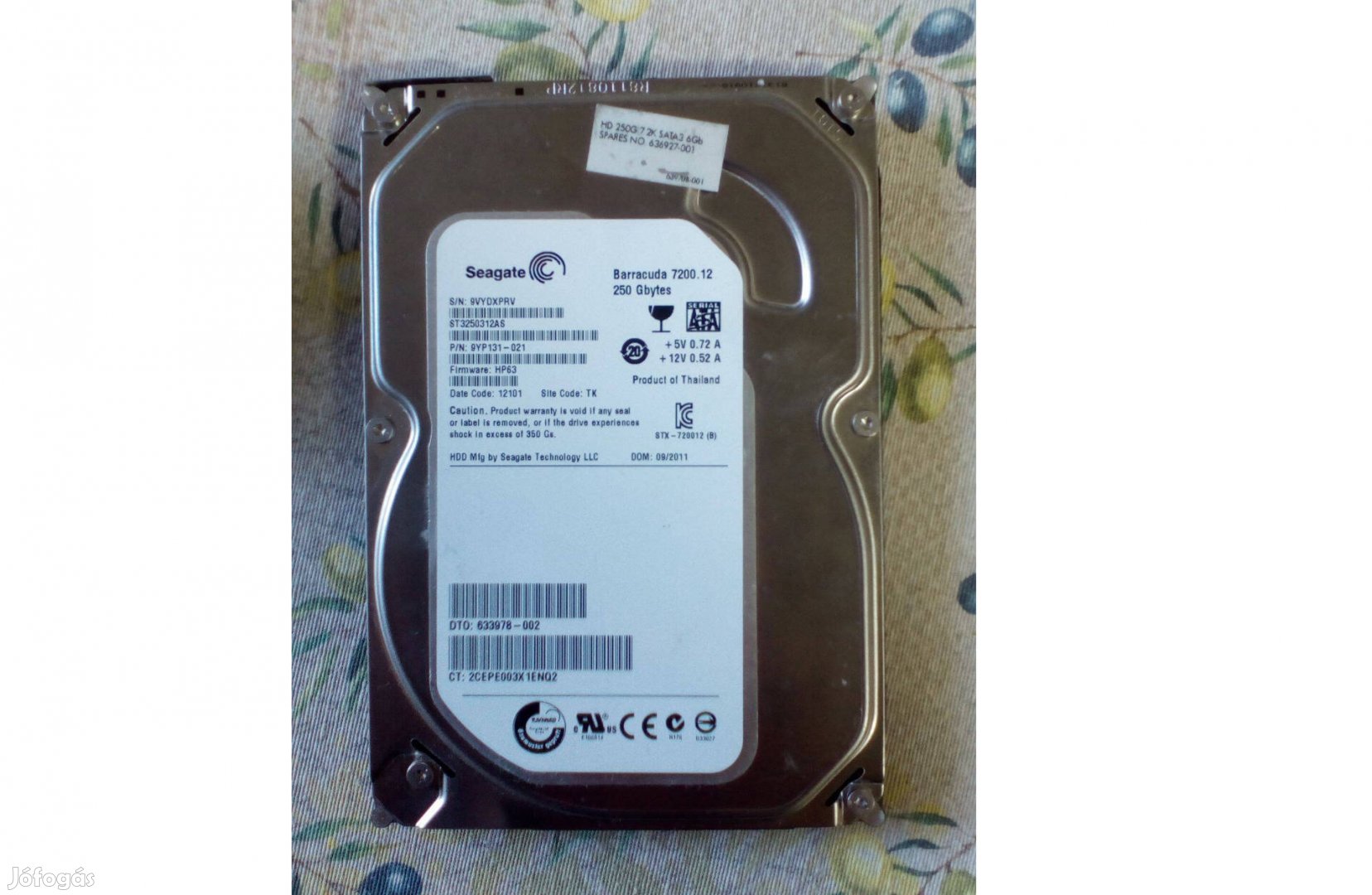 Seagate barracuda SATA HDD