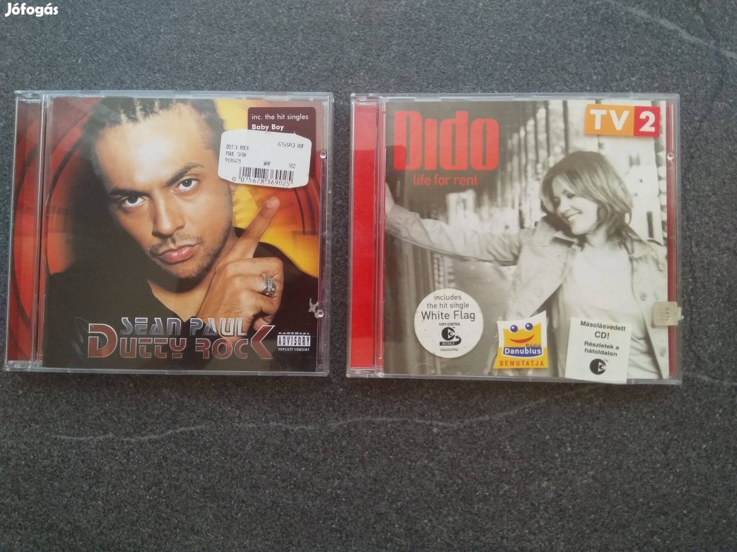 Sean Paul és Dido CD-k