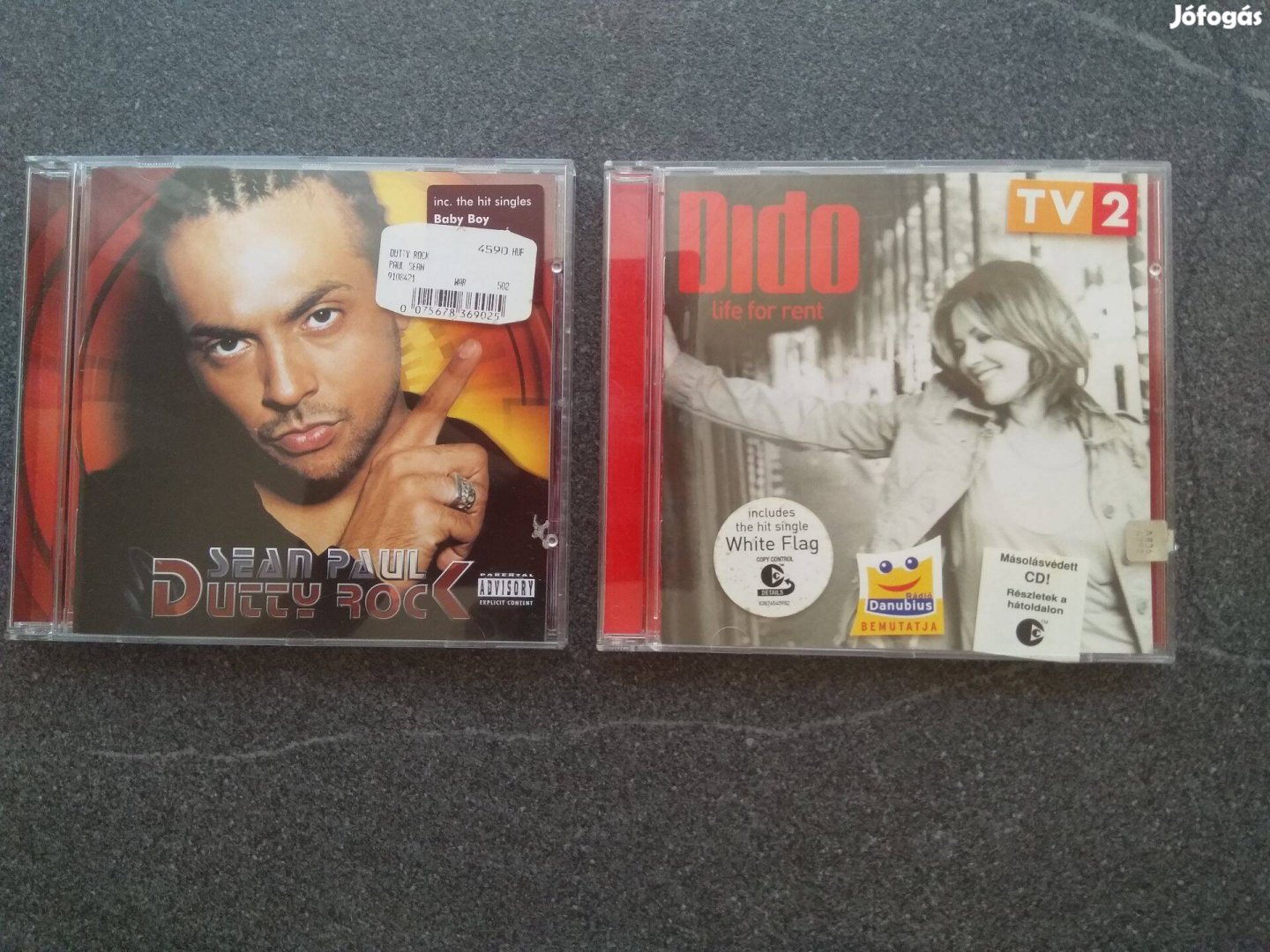 Sean Paul és Dido CD-k