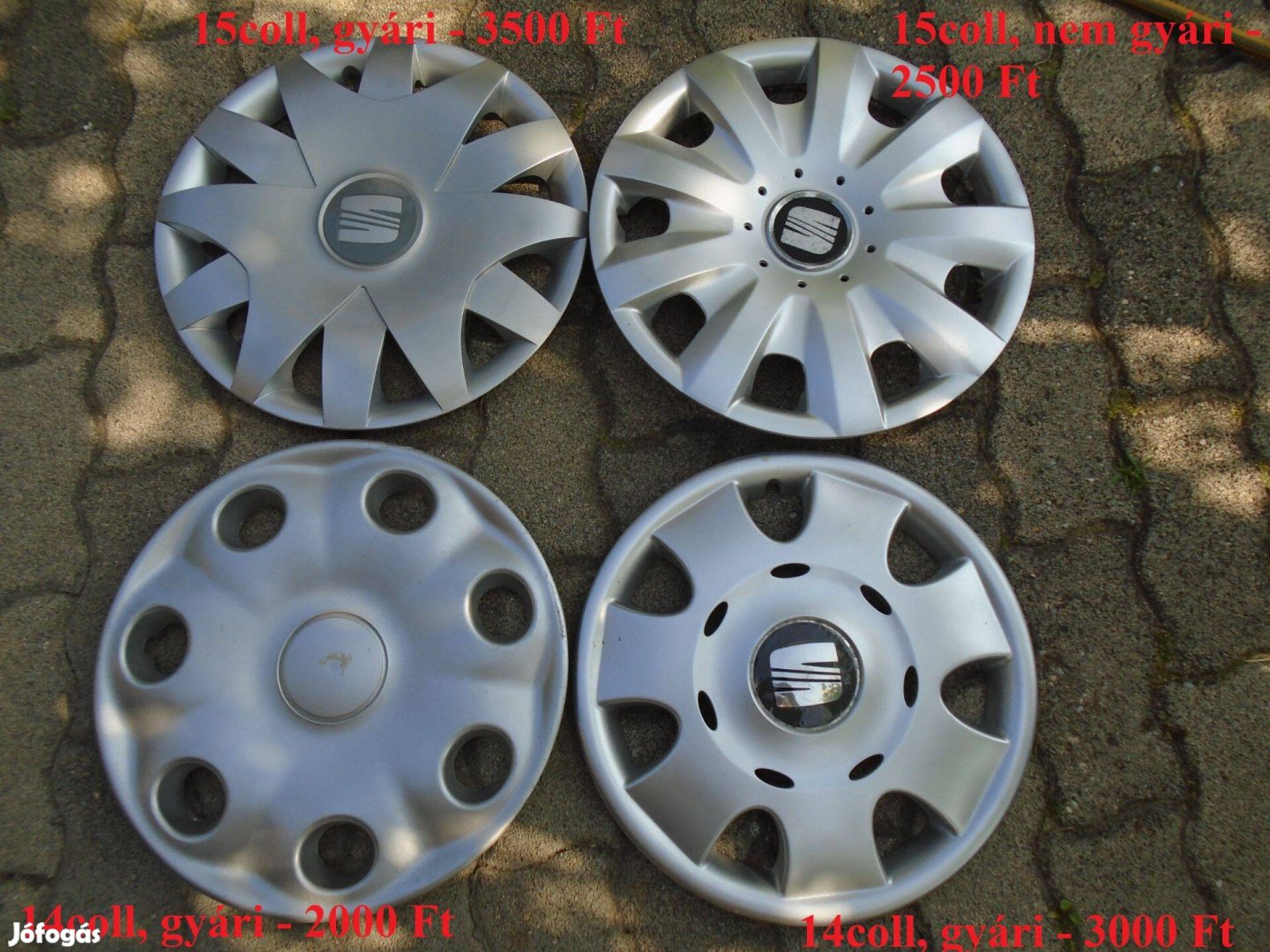 Seat 14-15 collos dísztárcsák (1-1 db)