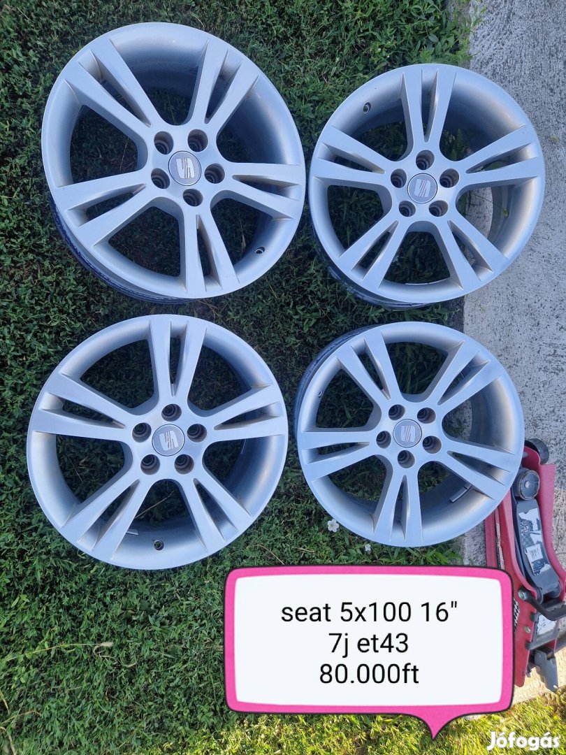 Seat 5x100 16 col alufelni szett 