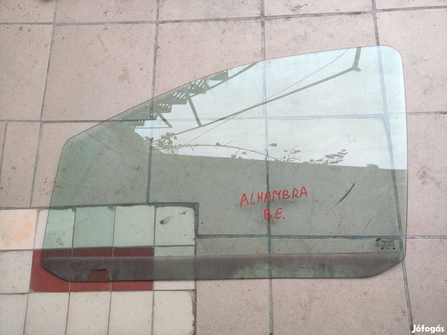 Seat Alhambra VW Sharan 2000-2006 bal első ablak üveg