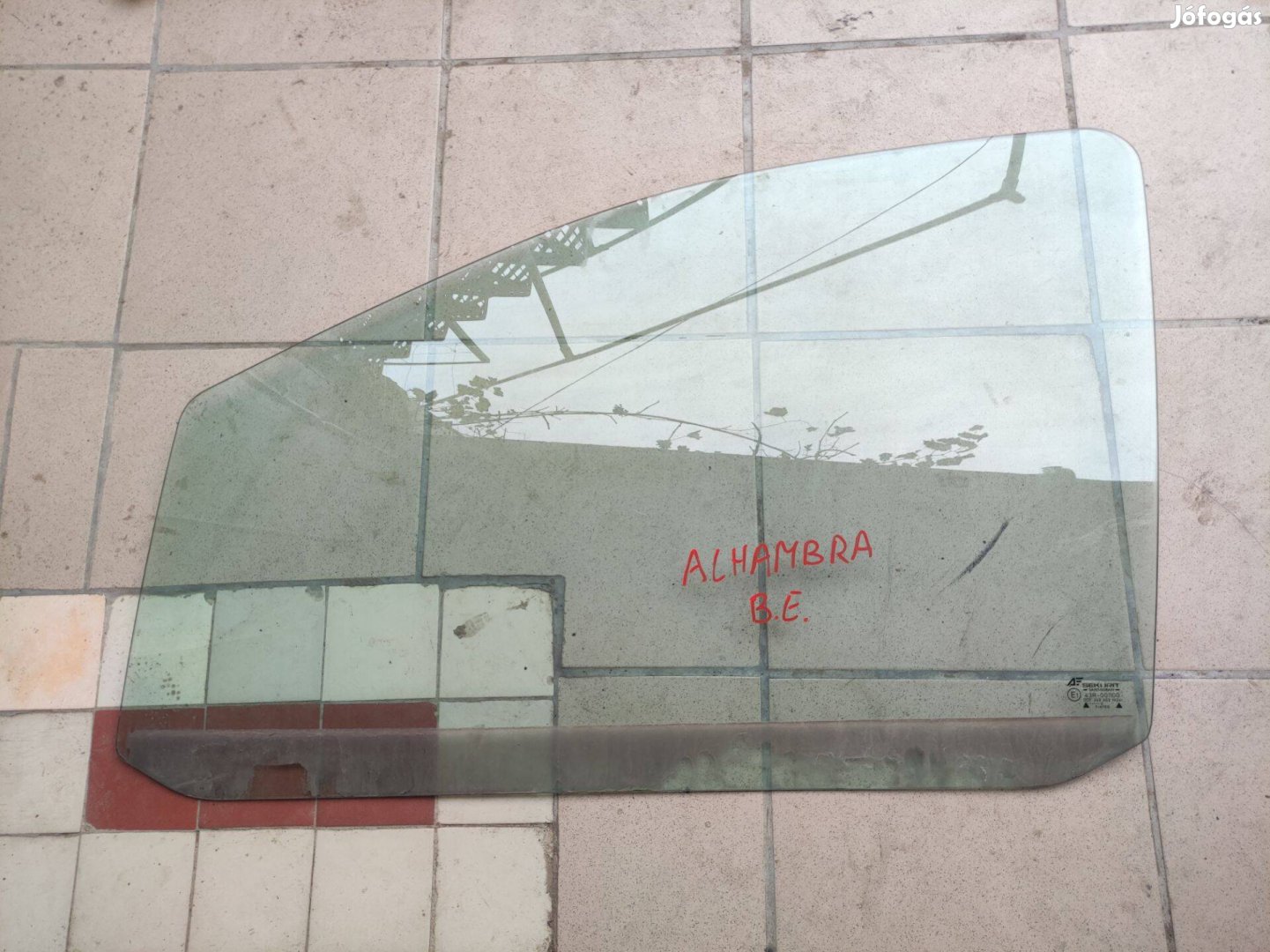 Seat Alhambra VW Sharan 2000-2006 bal első ablak üveg