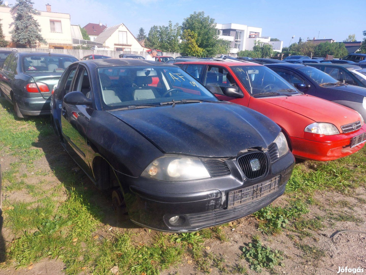 Seat Cordoba 6L karosszéria elemei fekete