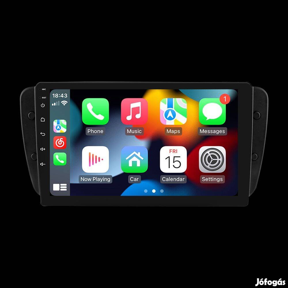Seat Ibiza IV 9" Multimédia fejegység - Android 12. Carplay, 8-MAG/4GB