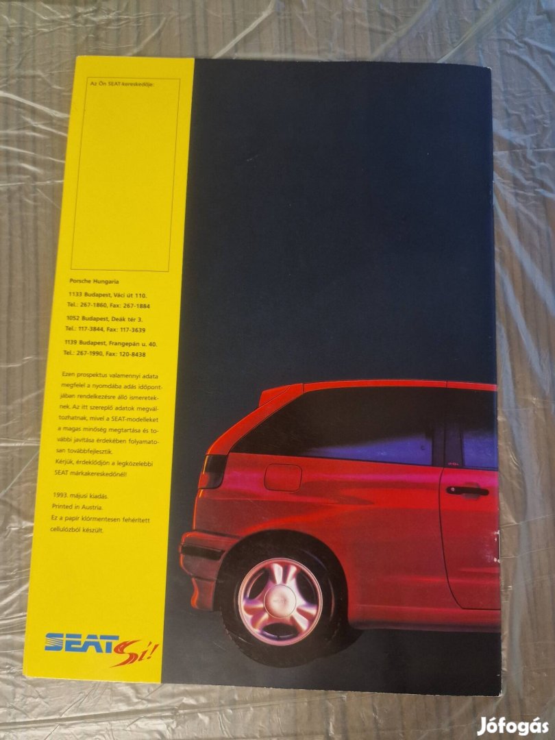 Seat Ibiza prospektus 1993