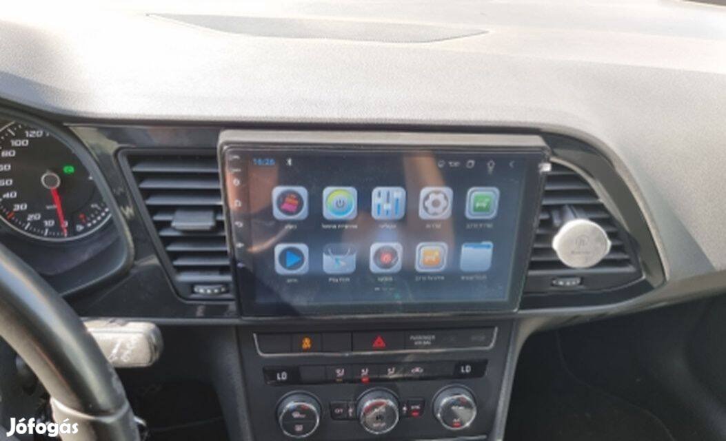 Seat Leon Carplay Multimédia Android GPS Rádió Tolatókamerával