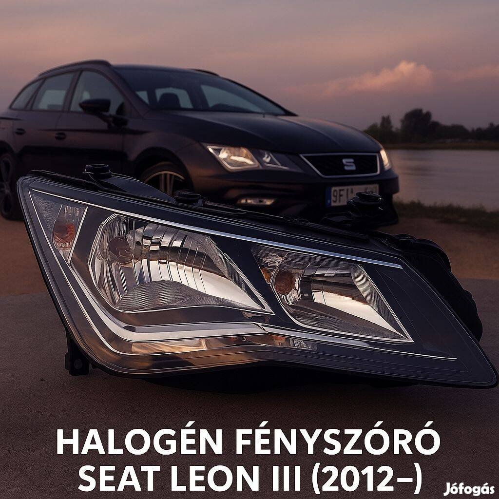 Seat Leon III (2012) jobb első halogén fényszóró Új 2014825052