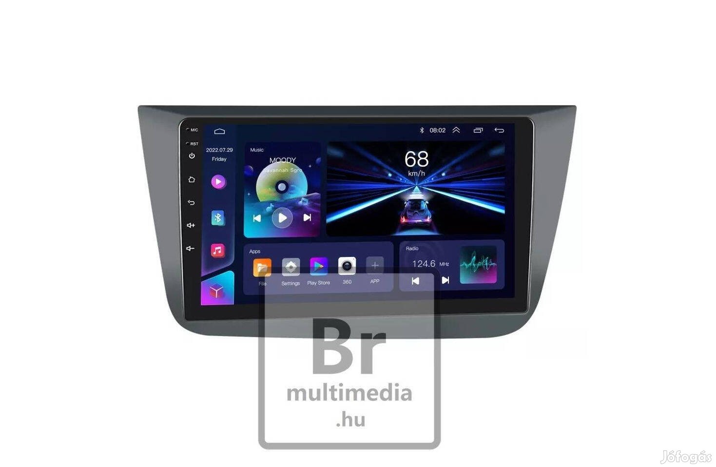 Seat Toledo Android 2Din Kijelző Multimédia Carplay Rádió Navigáció