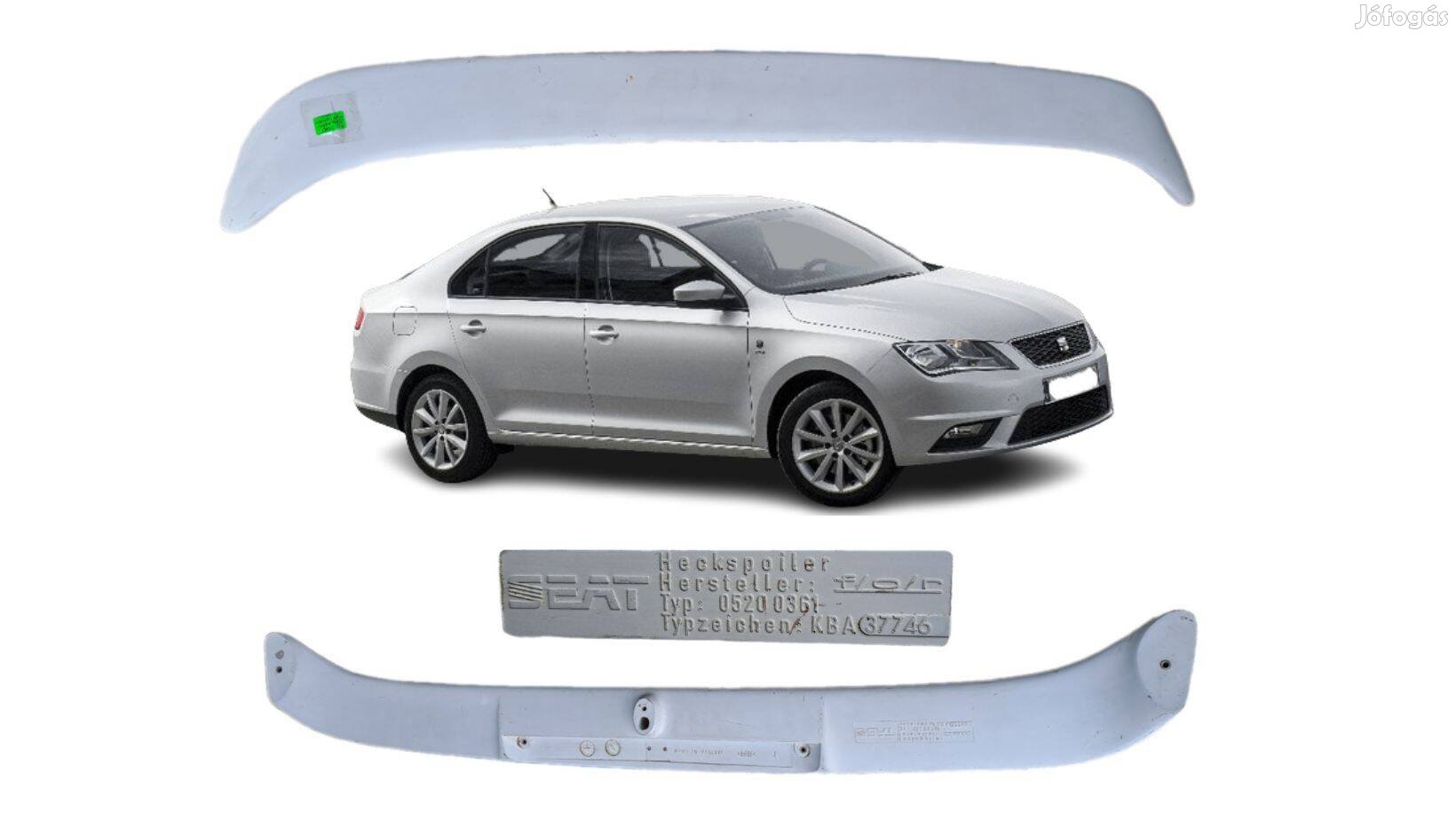 Seat Toledo csomagtér ajtó spoiler, gyári, csikkzám KBA37746