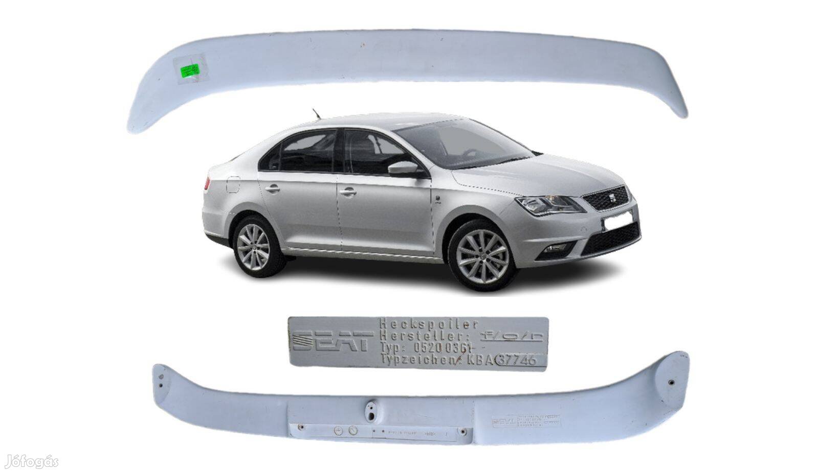 Seat Toledo csomagtér ajtó spoiler, gyári, csikkzám KBA37746