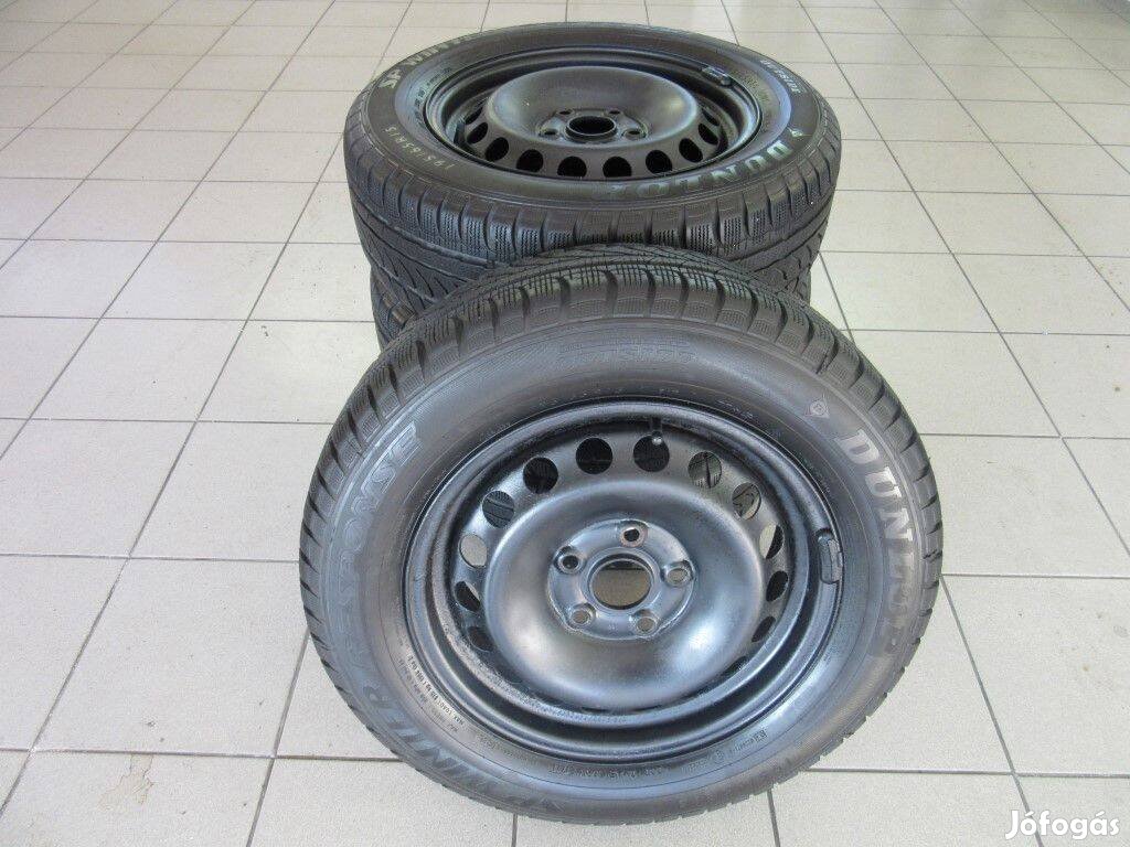 Seat acélfelni 195/65 R15 Dunlop téli gumival eladó