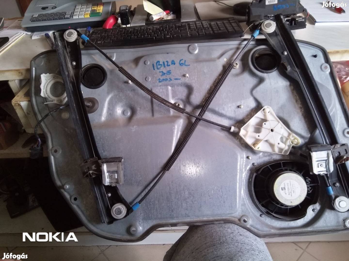 Seat ibiza 6l 2003- 5 ajtós jobb első elektromos ablakemelő szerkezet