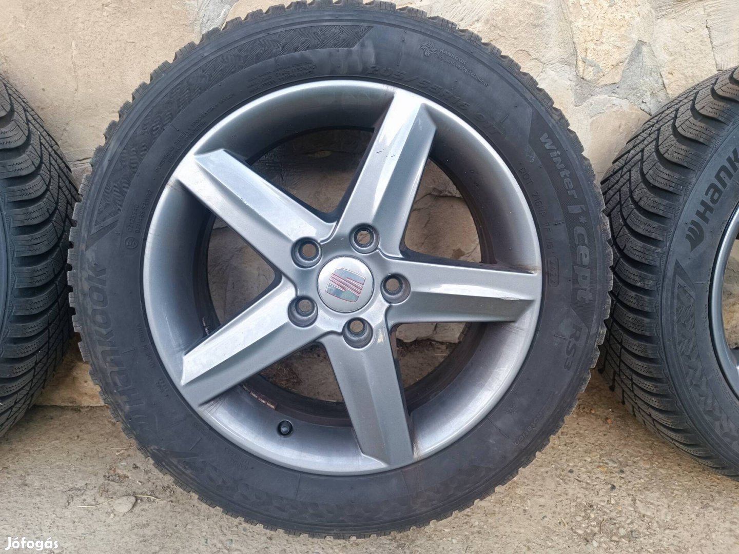 Seat téli szett gumiabroncs felni Volkswagen Audi Hankook 
