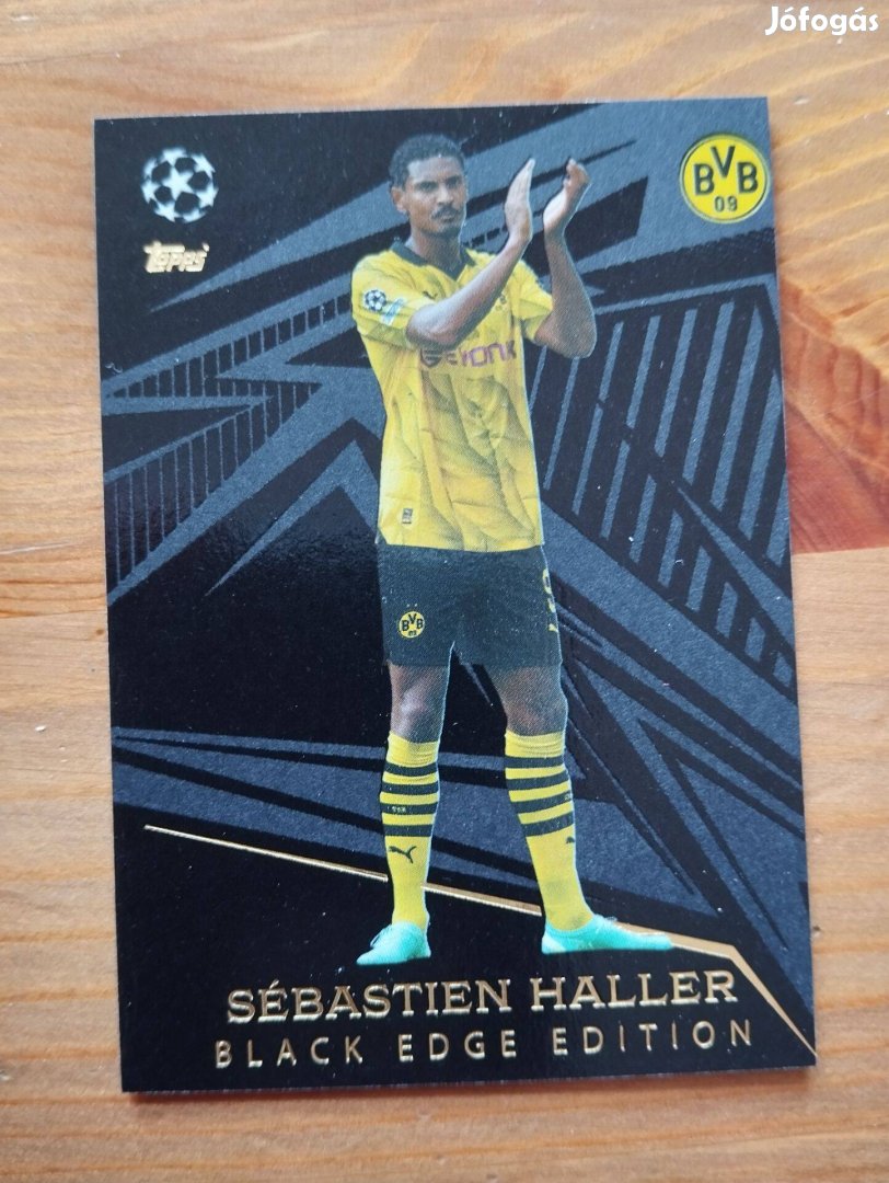 Sebastian Haller (Dortmund) Black Edge BL Extra 2023 kártya