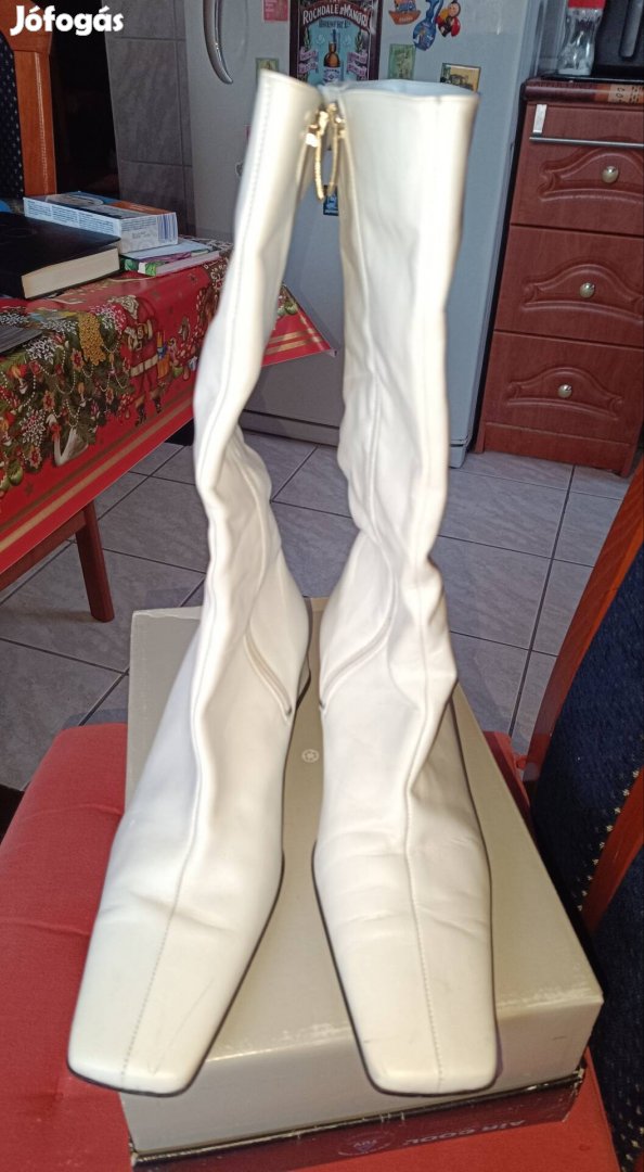 Sebastiano bőr 40-es női csizma