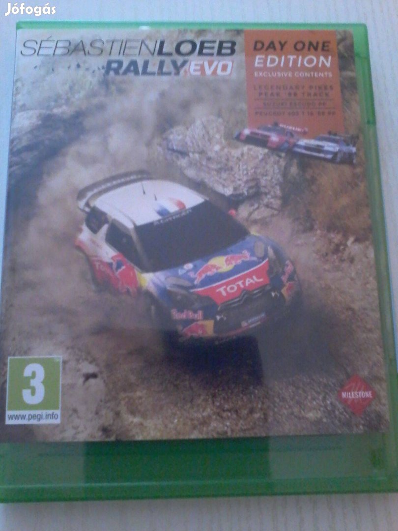 Sebastien Loeb Rally Xbox 1 játék eladó