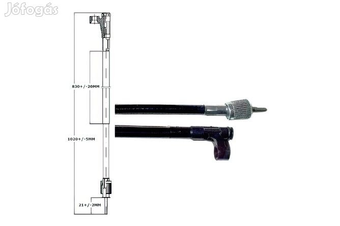 Sebességmérő kábel Sym Fiddle 2 3 50 125