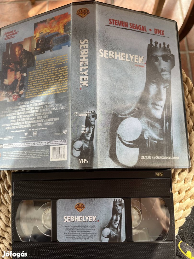 Sebhelyek vhs.  