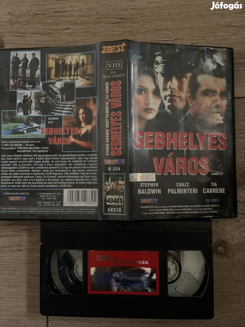 Sebhelyes város vhs 