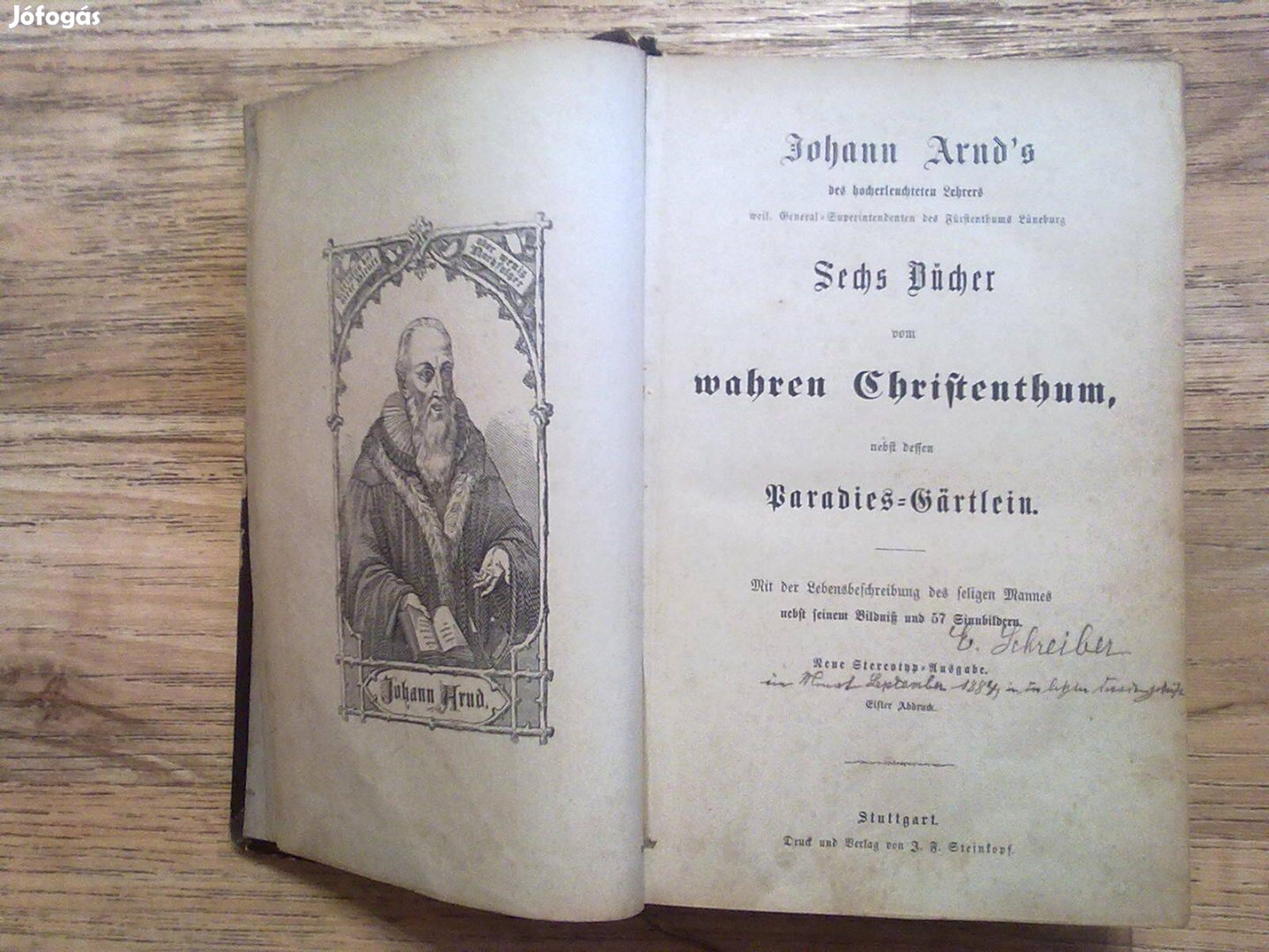 Sechs Bücher vom wahren Christenthum Hat könyv az igaz