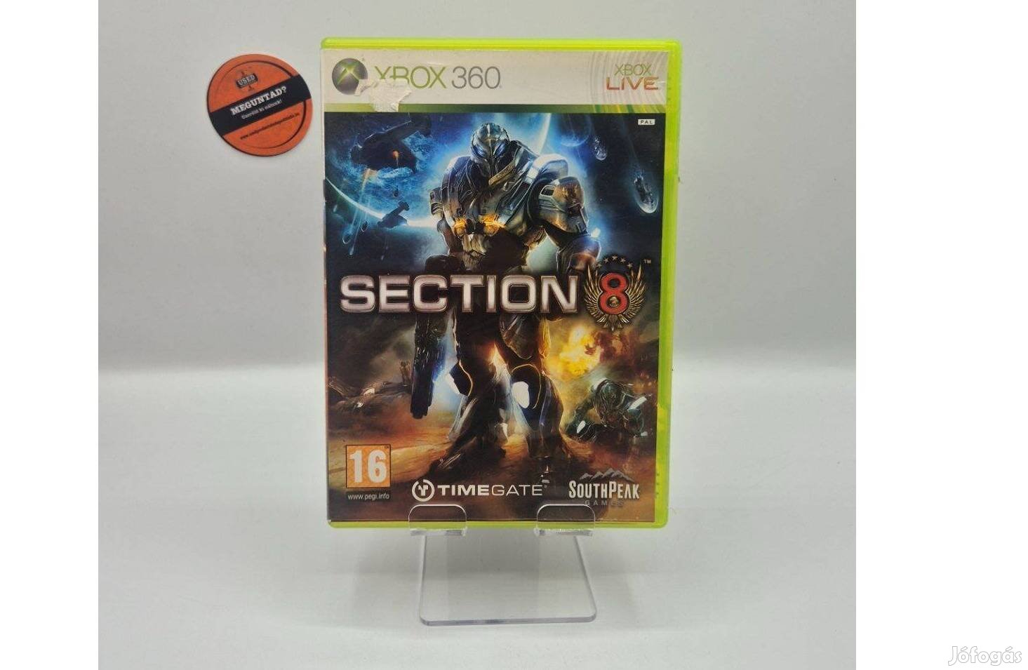 Section 8 - Xbox 360 játék, használt