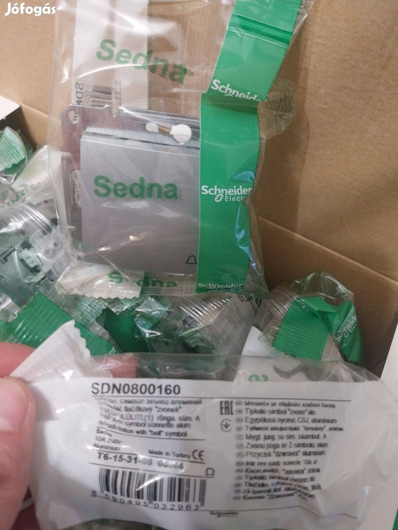 Sedna N101csj csengőjeles nyomó aluminium SDN0800160